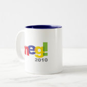 Meg Whitman voor gouverneur Tweekleurige Koffiemok (Voorkant links)