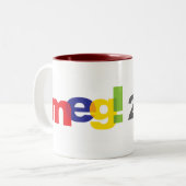 Meg Whitman voor gouverneur Tweekleurige Koffiemok (Voorkant links)