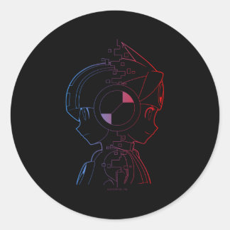 Mega Battle Network Mega LAN Ronde Sticker