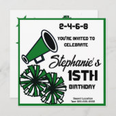 Mega Cheer uitnodiging: #7 uitnodiging (Voorkant / Achterkant)