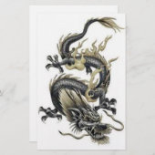 Mega Dragon Briefpapier (Voorkant / Achterkant)