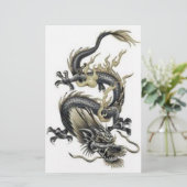 Mega Dragon Briefpapier (Staand voorkant)