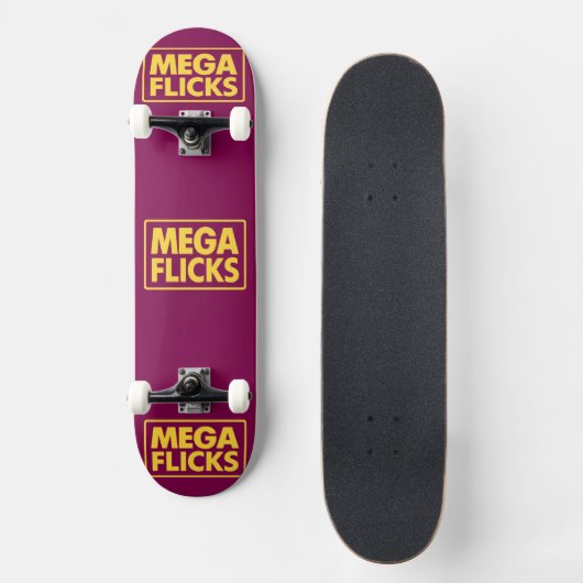 MEGA FLICKS PERSOONLIJK SKATEBOARD (Voorkant)