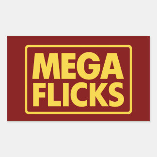 MEGA FLICKS RECHTHOEKIGE STICKER