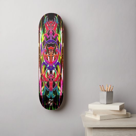 Mega g-cat Pro Persoonlijk Skateboard (Muurkunst)