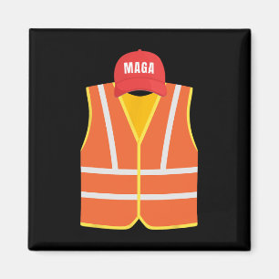 Mega Garge Collector Vest Voor Trump Verkiezingsda Magneet