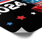 Mega Garge trotse Trump-aanhanger Poster (Hoek)