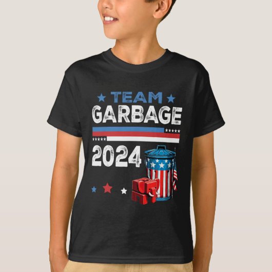 Mega Garge trotse Trump-aanhanger T-shirt (Voorkant)