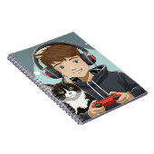 Mega Jrex Gaming klein tijdschrift Notitieboek (Rechterzijde)