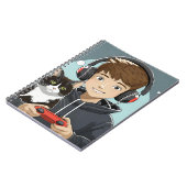 Mega Jrex Gaming klein tijdschrift Notitieboek (Linkerzijde)