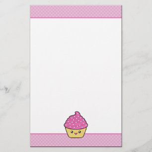 Mega Kawaii Cupcake Stationery Briefpapier