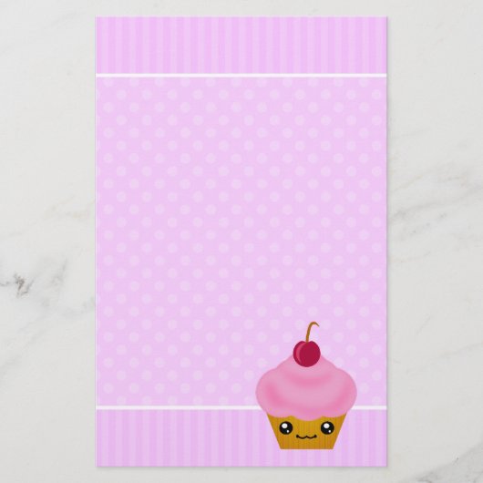 Mega Kawaii Cupcake Sweet Stationery Briefpapier (Voorkant)