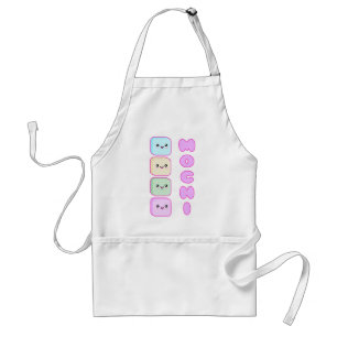 Mega Kawaii Mochi Cakes Apron Standaard Schort