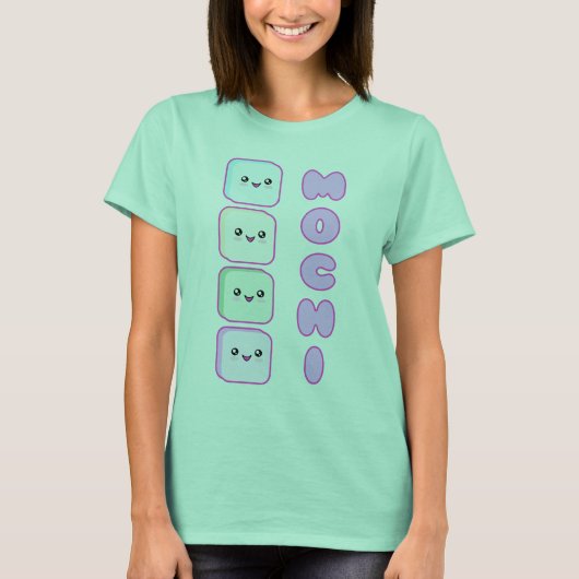 Mega Kawaii Mochi Cakes T-shirt (Voorkant)