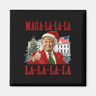 Mega La La Donald Trump Potus 47 Lelijke Kerst Magneet