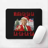 Mega La La Donald Trump Potus 47 Lelijke Kerst Muismat (Met muis)