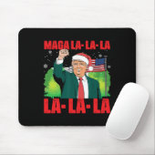 Mega La La Donald Trump Potus 47 Lelijke Kerst Muismat (Met muis)