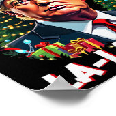 Mega La La Donald Trump Potus 47 Lelijke Kerst Poster (Hoek)