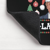 Mega La La La Donald Trump Potus 47 Lelijk Kerstfe Muismat (Hoek)
