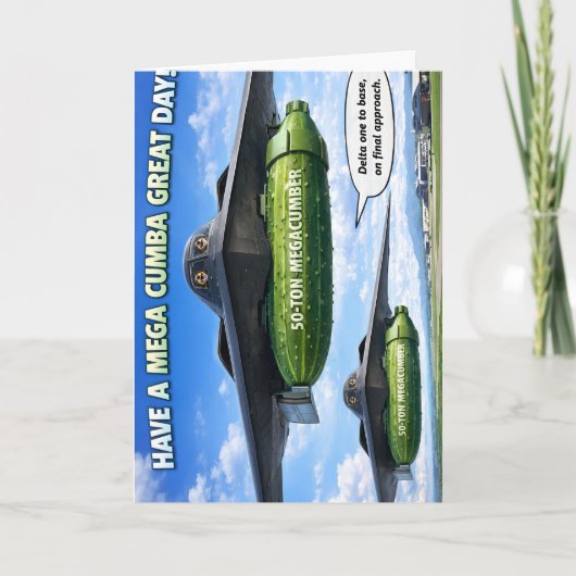 Mega leuke verjaardagsgroet kaart (Voorkant)