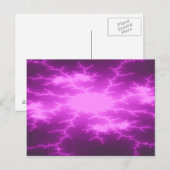 Mega Lightning Fractal Briefkaart (Voorkant / Achterkant)