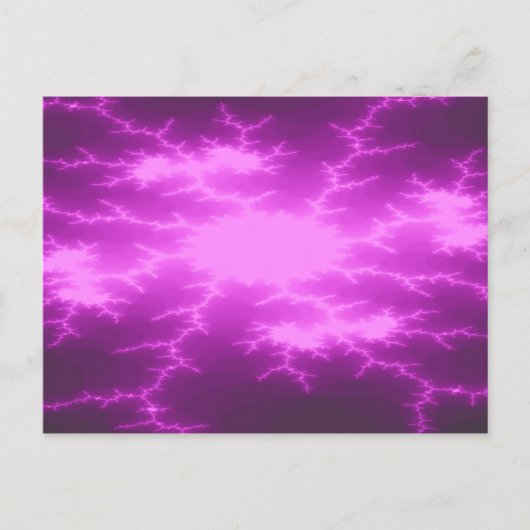 Mega Lightning Fractal Briefkaart (Voorkant)