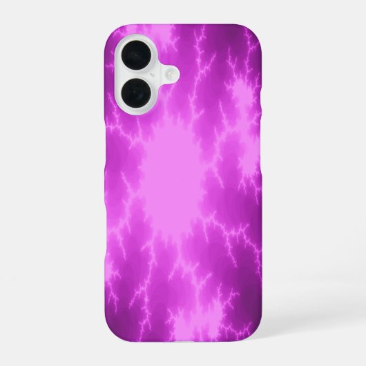 Mega Lightning Fractal iPhone 4 Case 16 Hoesje (Achterkant)
