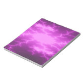 Mega Lightning Fractal Notepad Notitieblok (Linkerzijde)