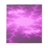 Mega Lightning Fractal Notepad Notitieblok (Voorkant)