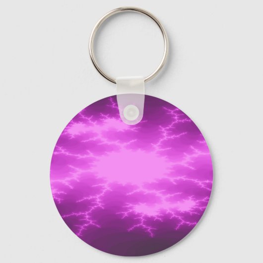 Mega Lightning Fractal Sleutelhanger (Voorkant)