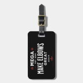 MEGA Make Elbows GREAT Again Canada Elbows UP! Bagagelabel (Voorkant verticaal)