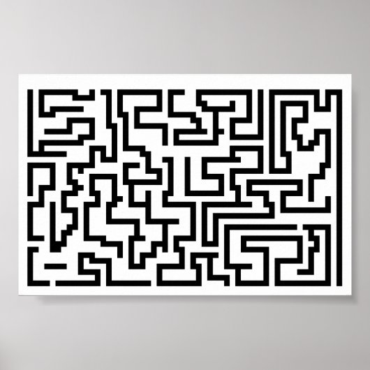 Mega Maze Poster (Voorkant)