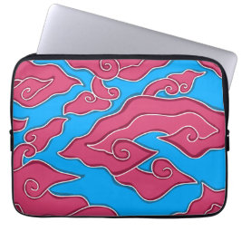 Mega Mendung Laptop Hoesje Laptop Sleeve