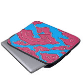 Mega Mendung Laptop Hoesje Sleeve (Voorkant onderkant)