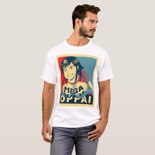 Mega Milk (OPPAI) T-shirt (Voorkant volledig)