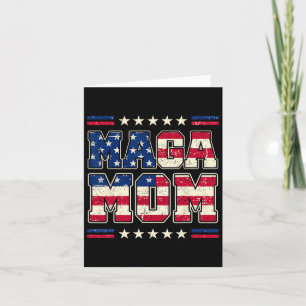 Mega Mom Patriottisch Verenigde Staten Mama Trump Kaart