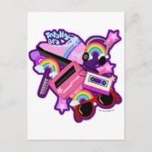 Mega Neon 80s-ontwerp Briefkaart (Voorkant)