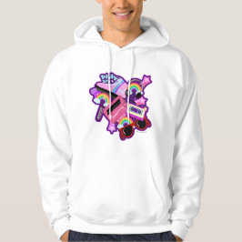 Mega Neon 80s-ontwerp Hoodie
