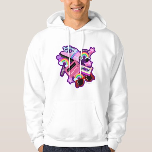 Mega Neon 80s-ontwerp Hoodie (Voorkant)