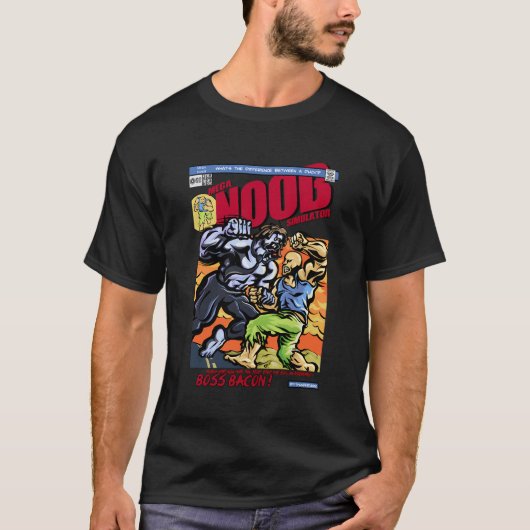Mega Noob Simulator T-shirt (Voorkant)
