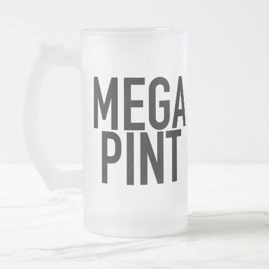 MEGA PINT Beer Wine Mok Glass Beer Vaderdag (Links)