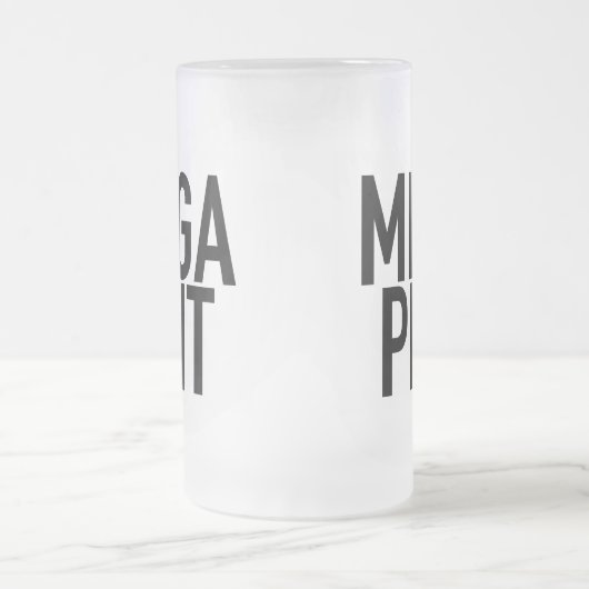 MEGA PINT Frosted Mok Cup bier Fathers Day (Center)