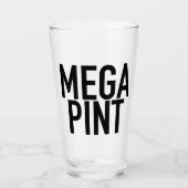 MEGA PINT-Mok Drink glazen koffiebier (Voorkant)