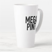 MEGA PINT-Mok Drink glazen koffiebier Latte Mok (Rechterhoek)
