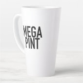 MEGA PINT-Mok Drink glazen koffiebier Latte Mok (Linkerhoek)