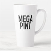 MEGA PINT-Mok Drink glazen koffiebier Latte Mok (Rechts)