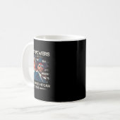 Mega Powers Trump Vance Hogan 2024 Patriottisch Gr Koffiemok (Voorkant links)