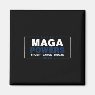 Mega Powers Trump Vance Hogan 2 Magneet