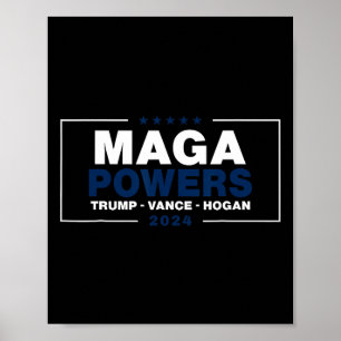 Mega Powers Trump Vance Hogan 2 Poster