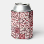Mega prachtig Marokkaans patchwork patroon Blikjeskoeler (Blikje Achterkant)